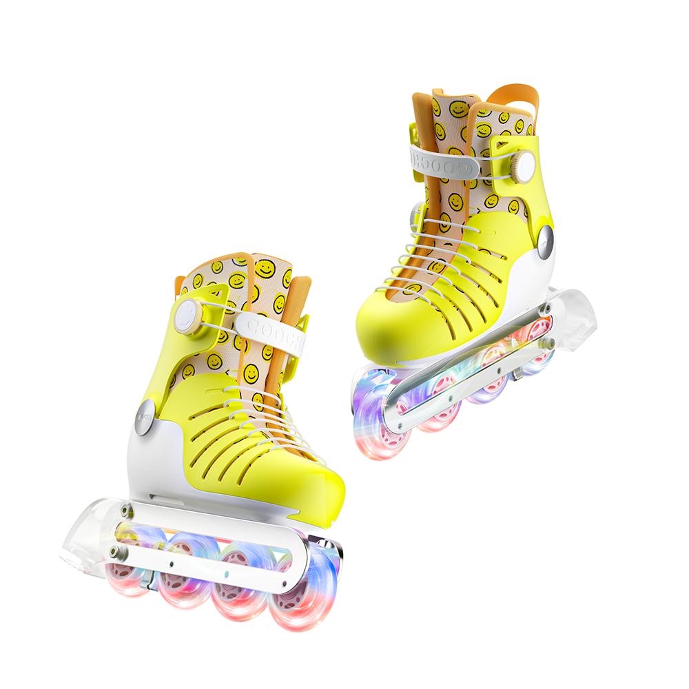 Cooghi Green Roller Skates