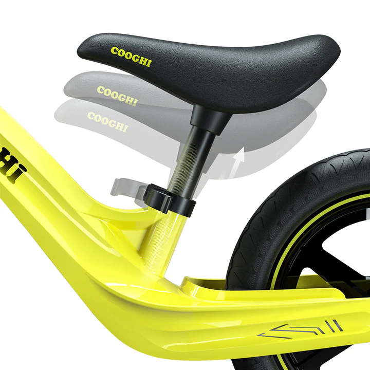 Cooghi S3 baby balance bike seat height adjustable