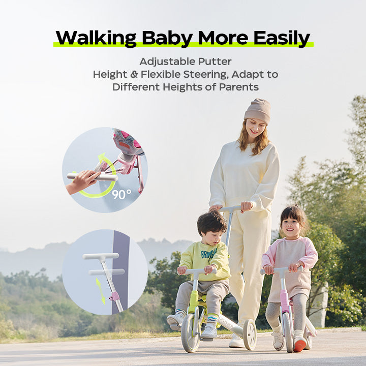 K3 tricycle stroller makes baby walking easier