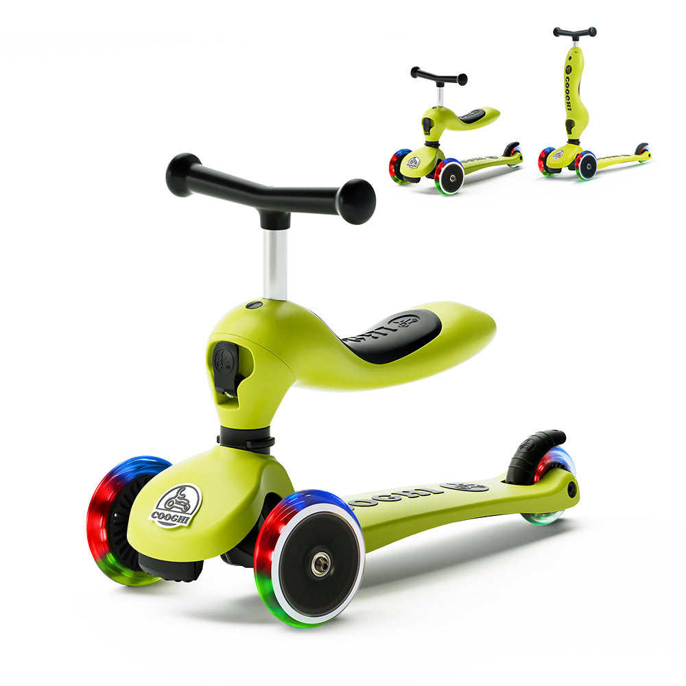 Kids scoot and ride highwaykick 1 (2in1) scooter for ages 1-5 years (Sit &  Stand) Easy Adjust 