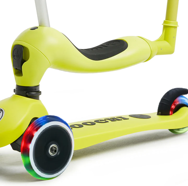 Cooghi V3 Pro scooter for toddlers saddle seat and pedals